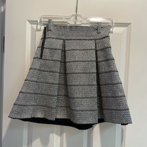 Silver sparkle metallic mini skirt - Devlin